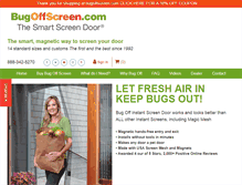 Tablet Screenshot of bugoffscreen.com